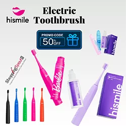 Save 50% on Hismile Electric Toothbrush with Code